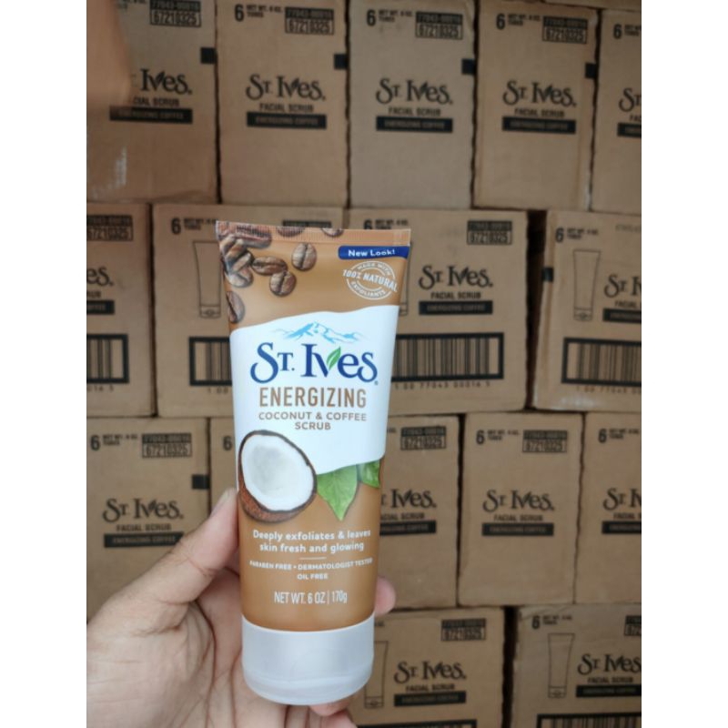 ST IVES ENERGIZING COCONUT &amp; COFFEE SCRUB 170GR