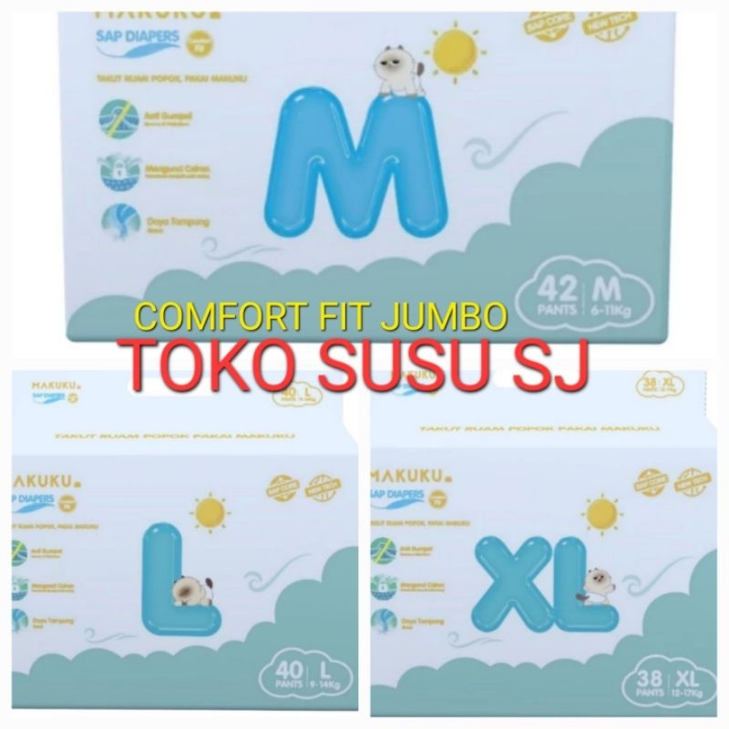 MAKUKU COMFORT FIT JUMBO PANTS M 42 L 40 XL 38/M42/L40/XL38