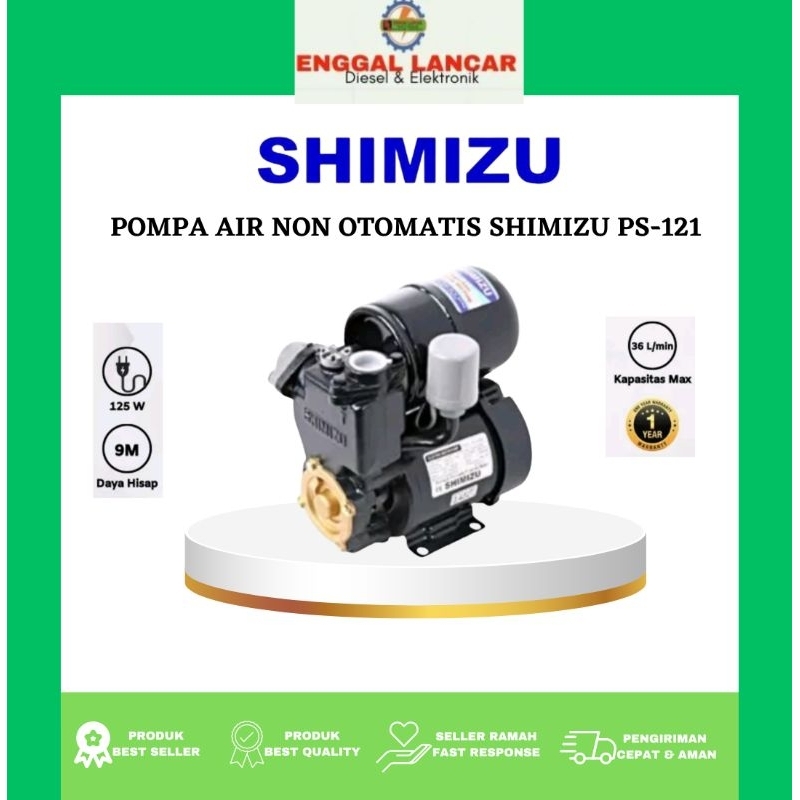 POMPA AIR NON OTOMATIS SHIMIZU PS-121