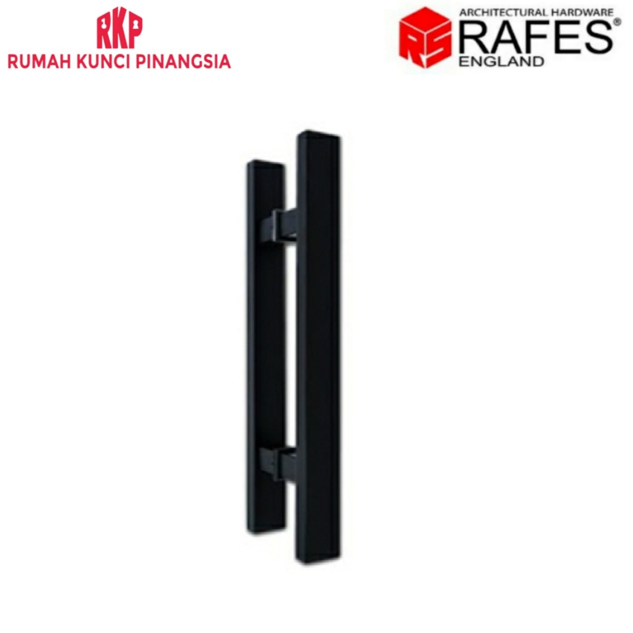 Pull Handle Gagang Pintu 50 / 70 cm Hitam Stainless Steel SUS 201 RAFES HK 4980 / HK 4981