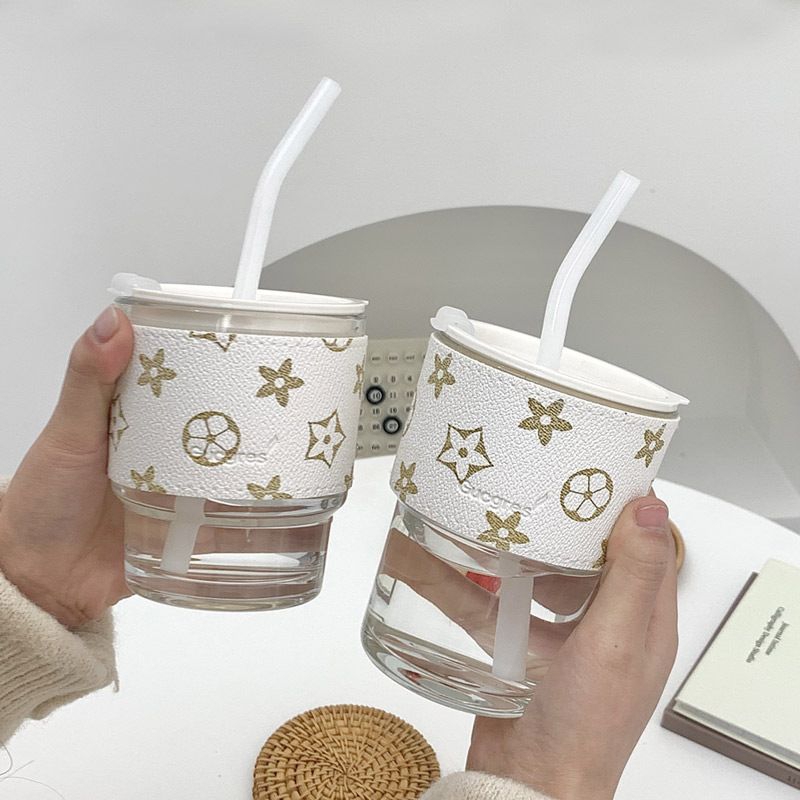 Tumbler Gelas Kaca Gelas Minum Tumbler Gelas Kaca Gelas Portable Gelas Tumbler Gelas Kaca Mug Kopi C