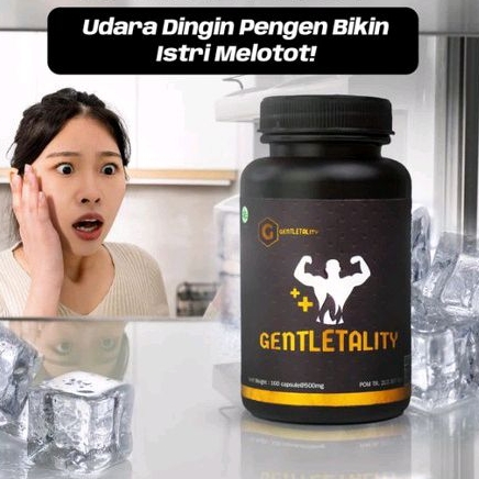 GENTLETALITY - isi 100 kapsul Obat Kuat Herbal Stamina Pria Terbaik (bpom & halal) Original 100%