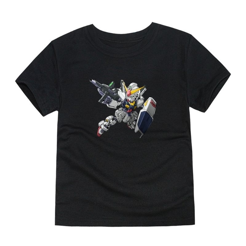 Kaos Anak Gundam R Baju Oblong Anak Lengan Pendek Atasan Kaos Oblong Anak 2-16Th Cod