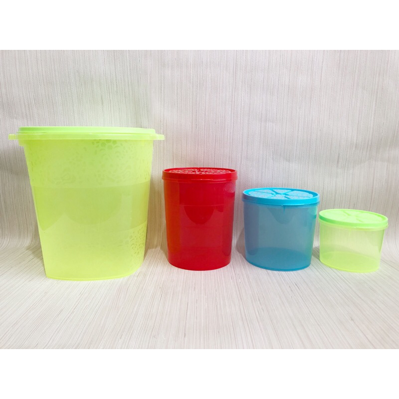 Toples Plastik 500 ml 1 liter1,5 liter 5 liter / Toples serbaguna / Toples Bumbu / Toples Warna