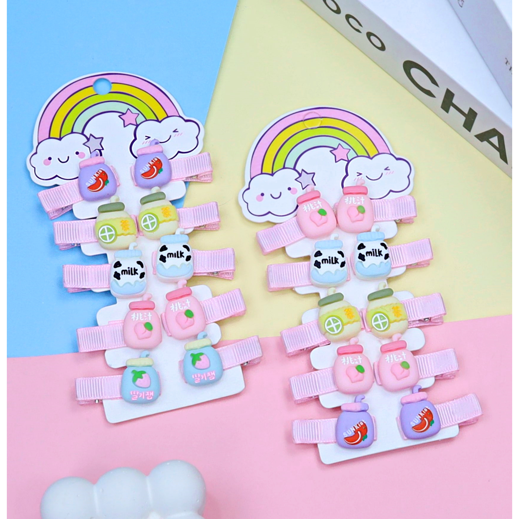 (ISI 10 PCS) Jepit Rambut Cyra PREMIUM / Jepitan Kualitas Import Korea Style Hair Pin Murah Lucu Balita Bayi Perempuan Karakter Babycinnamon