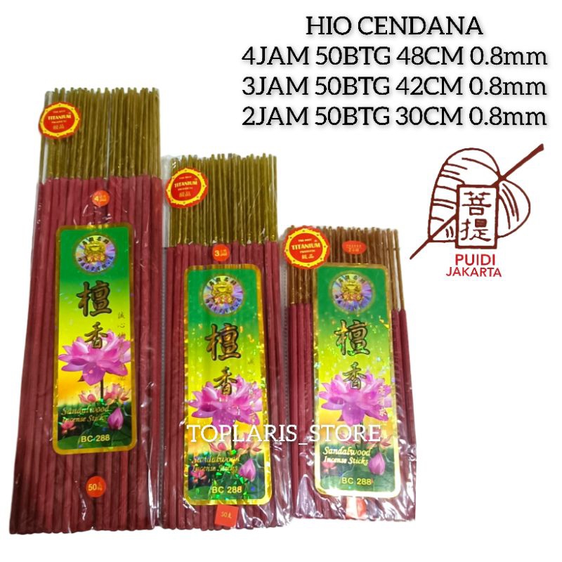 Cendana Hio isi 50 Batang
