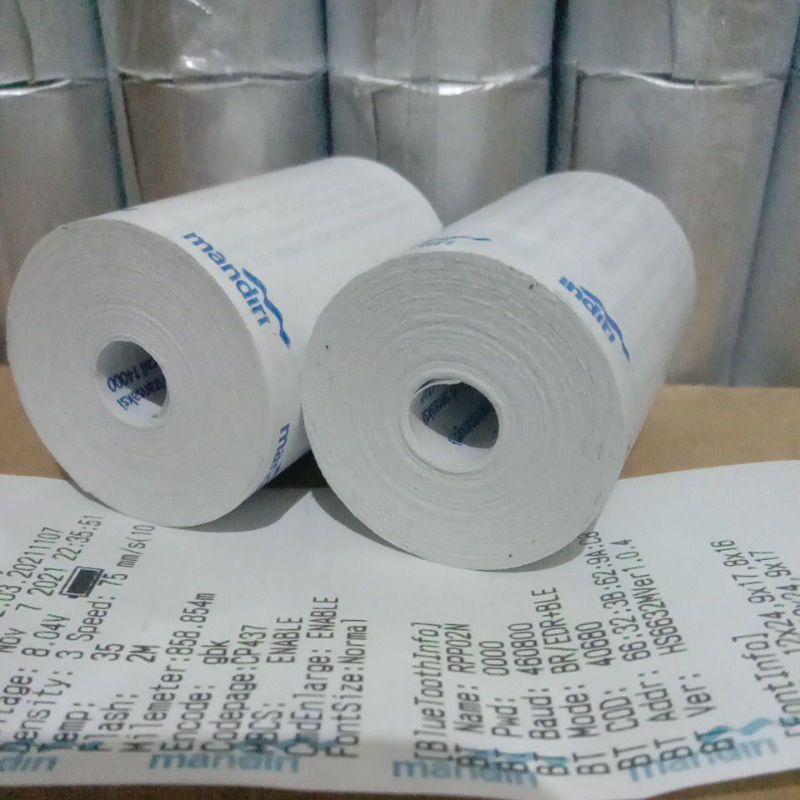 

Kertas Struk Edc Mandiri 58*40/37mm