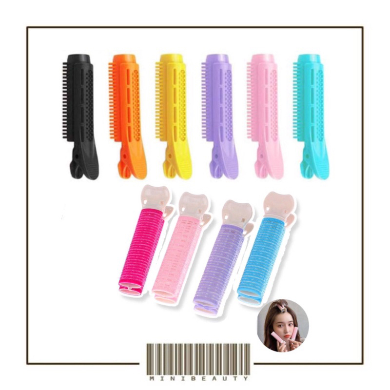 roll rambut jepit korea hair gulung jepitan clip volumizing hair poni roller blow keriting curl