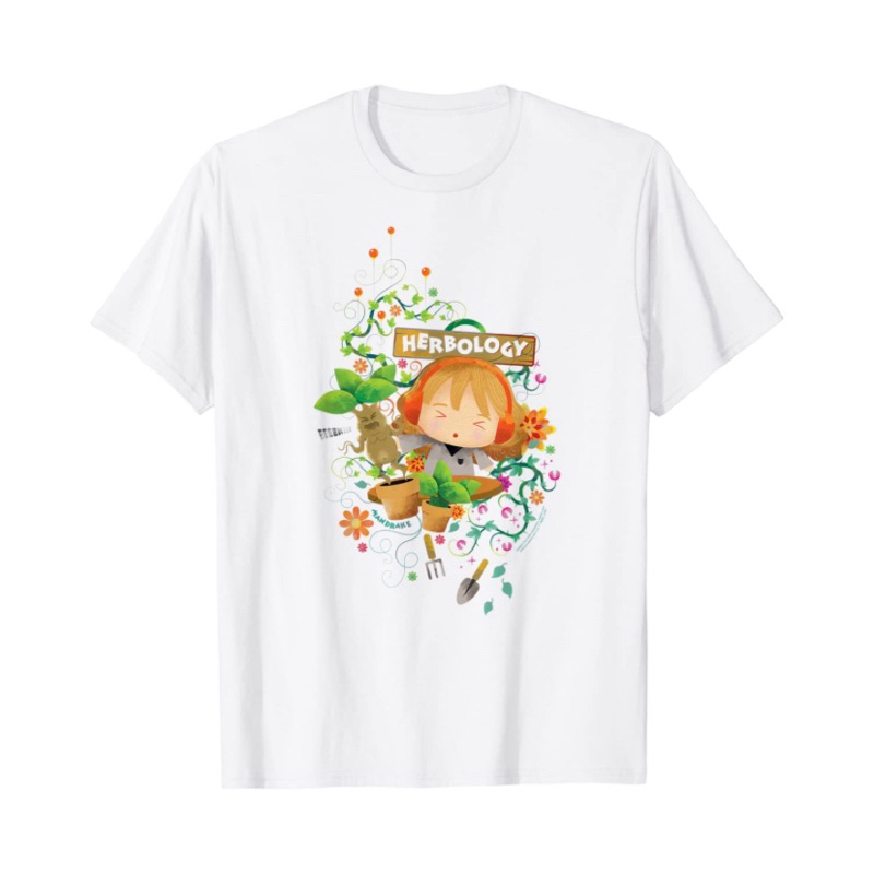 Atasan Kaos Baju Anak Harry Potter Herbology Hermione Mandrake Chibi T-Shirt Baju anak laki - laki U