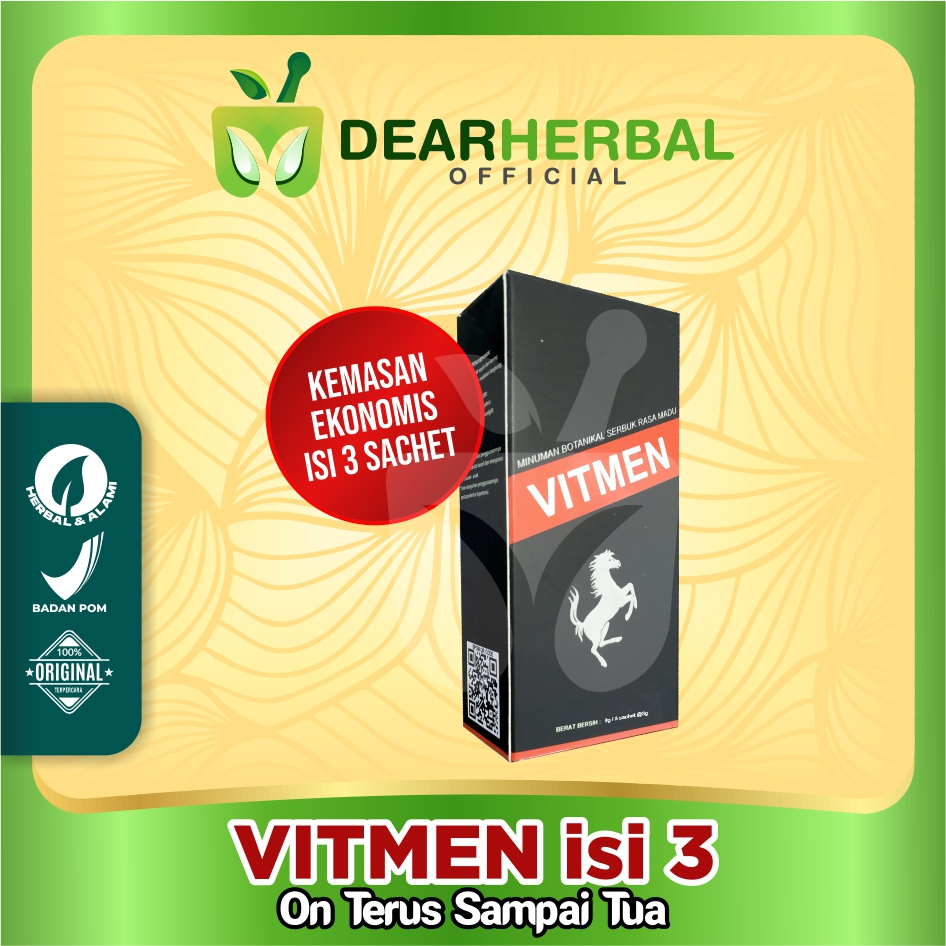 Vitmen Obat Kuat Serbuk Menjaga Ketegangan BPOM Tahan Lama