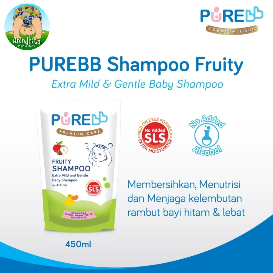 PUREBB SHAMPOO Baby Shampo Bayi dan Anak Pure BB