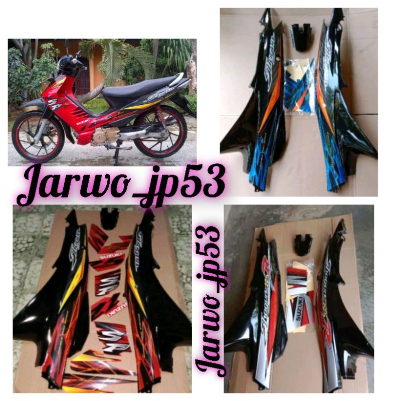 COVER BODY BELAKANG SUZUKI SHOGUN 125R SOGUN 125R SHOGUN 125 R SHOGUN SP 2004-2006 WARNA HITAM