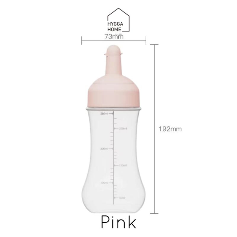 Hygga Home HOSHI Squeeze Bottle Botol Minyak Saos Kecap Mayonaise Bahan Plastik