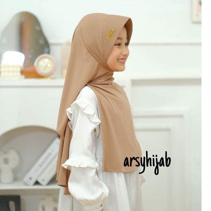 PASHMINA INSTAN OVAL / ESTIMASI 3-7 THN / jilbab anak / jilbab instan