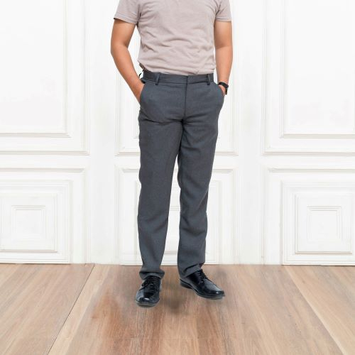 Celana Formal Pria Panjang Slimfit Bahan Dasar Semi Wol Vocxy