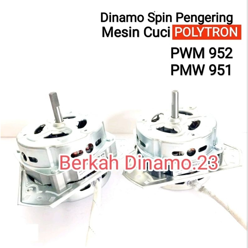 Dinamo Pengering Mesin Cuci POLYTRON PWM 952 / PWM 951 Motor Spin Pengering Polytron Pwm952 / Pwm951