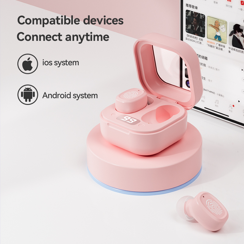 Bluetooth Headset Headphone True Wireless Earphone Stereo Mini Earbuds In-Ear Sounds Tws Headset