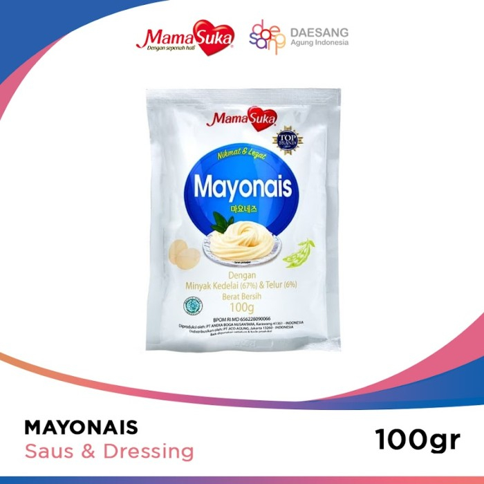 

Mayonais Mamasuka Mayones kemasan kecil 100 gr