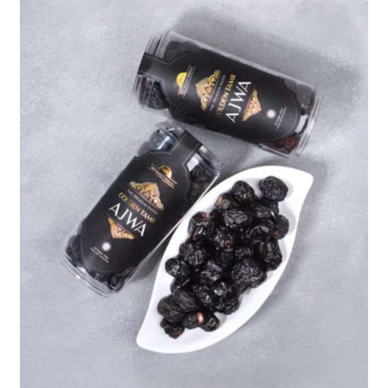 

Kurma Ajwa Madinah Golden Tamr Premium 500gr