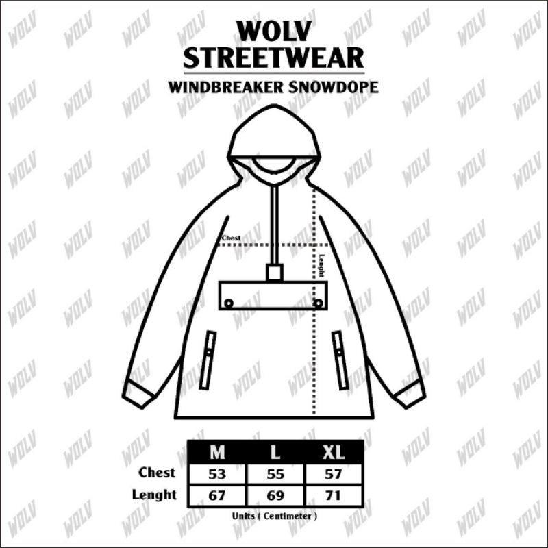 JACKET SNOWDOPE WOLV STREETWEAR