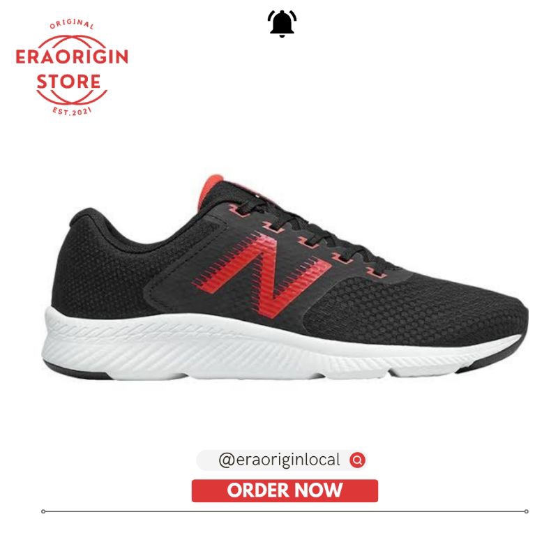 Sepatu Pria New Balance 413 Running Black Red Original