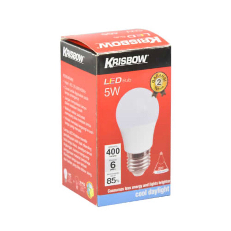 KRISBOW BOHLAM LAMPU LED 3,5,7,9,11 WATT PUTIH/KUNING/BULB LED 3-11 WATT/KRISBOW BOHLAM LAMPU MURAH