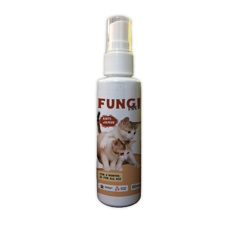 Fungi Free Cat 60ml Anti Jamur Kulit Kucing