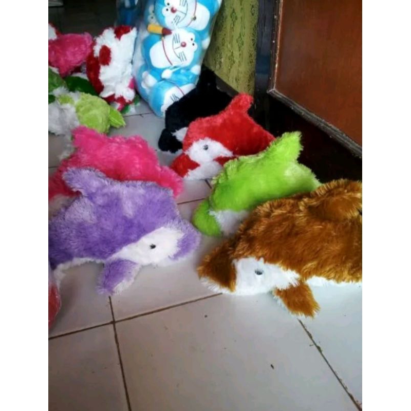 Boneka dholpin Boneka lumba lumba ukuran 35cm boneka ikan bulu lasfur lembut mainan anak murah