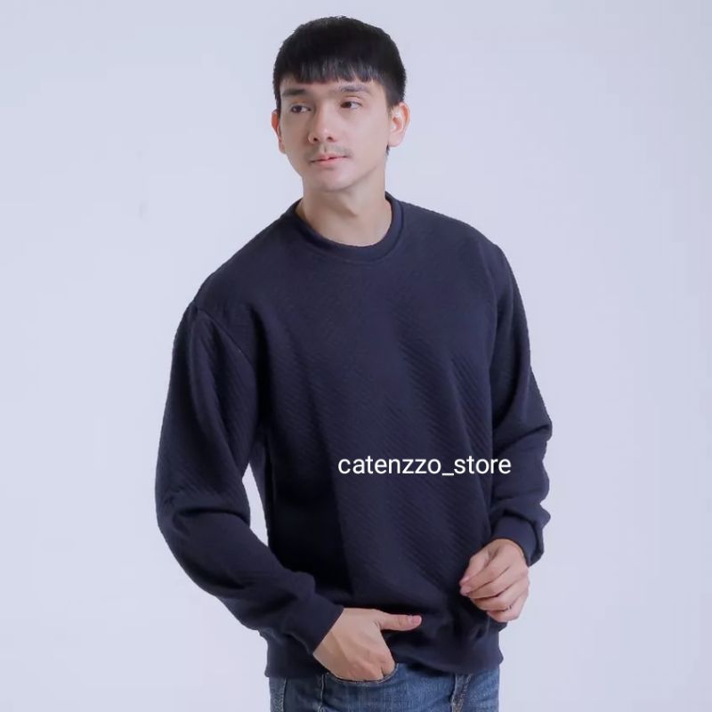 SWEATER COMFY crewneck basic polos | comfy crewneck | jaket pria knitt