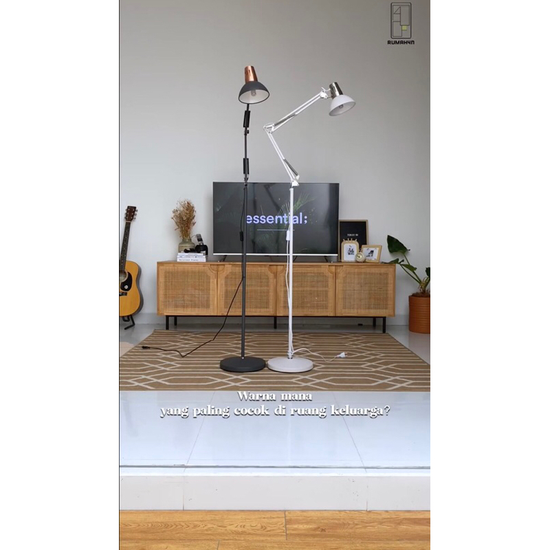 EGLARE ARKITEK LAMPU LANTAI STANDING E-27/ACE FLOOR LAMP E-27/ACE LAMPU HIAS STANDING SUDUT SOFA