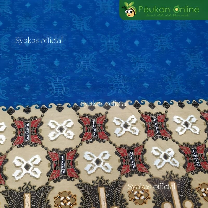 Syakas Kain Batik Aceh Kamaliah Motif Pintu Aceh