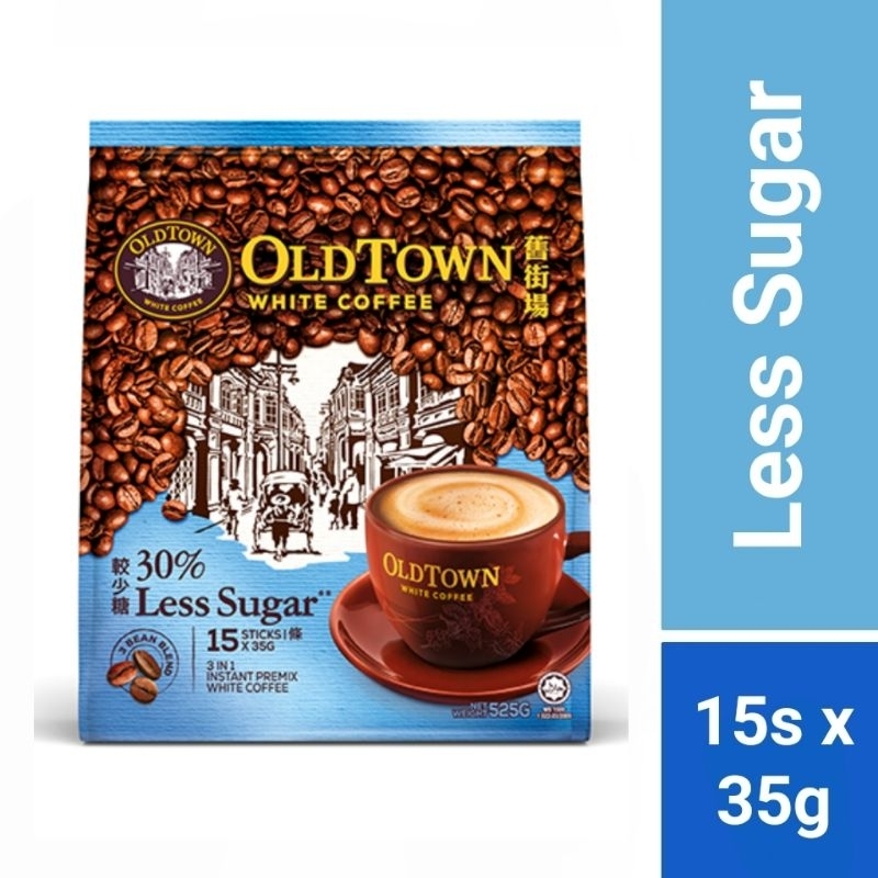 

OLDTOWN 3in1 Less Sugar White Coffee Malaysia (35g x 15 sachet)