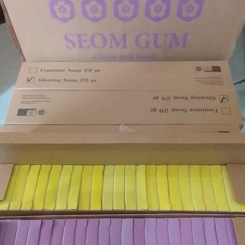 murah !! paket box seomgum ! seom gum sabun viral murah original BPOM. isi 25pcs bisa mix