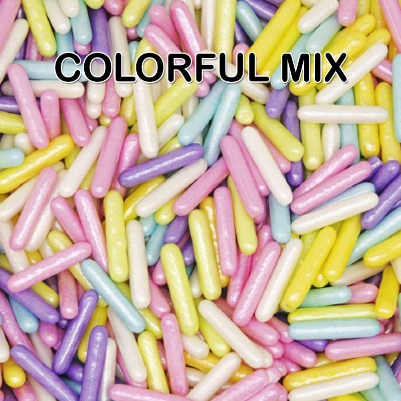 

SPRINKLE/MUTIARA/HIASAN CAKE COLORFUL MIX 15GR