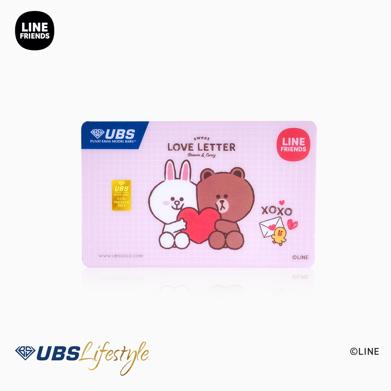 LM UBS 24k 0.5 gram Line Friends Happy Wedding / Hello Kitty Chinese New Year / Happy Wedding Hello Kitty / Newborn Baby Disney / Line Love Letter / Happy Birthday Mickey Minny Disney / Hello Kitty Happy Birthday /  My Melody Happy Chinese New Year