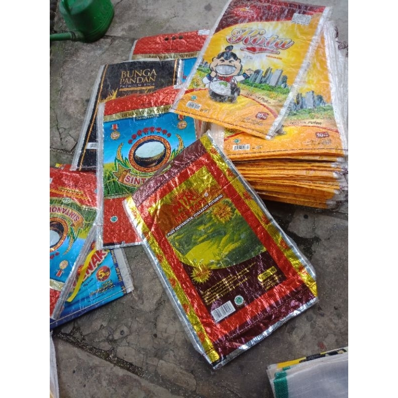 sak karung bekas beras 10kg