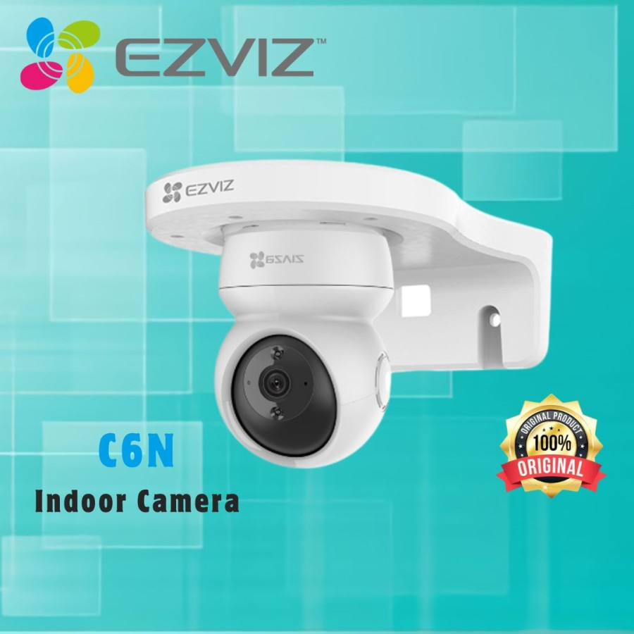 EZVIZ C6N 1080P Bundle Wall Mount - Smart Wifi &amp; port RJ45 Pan &amp; Tilt