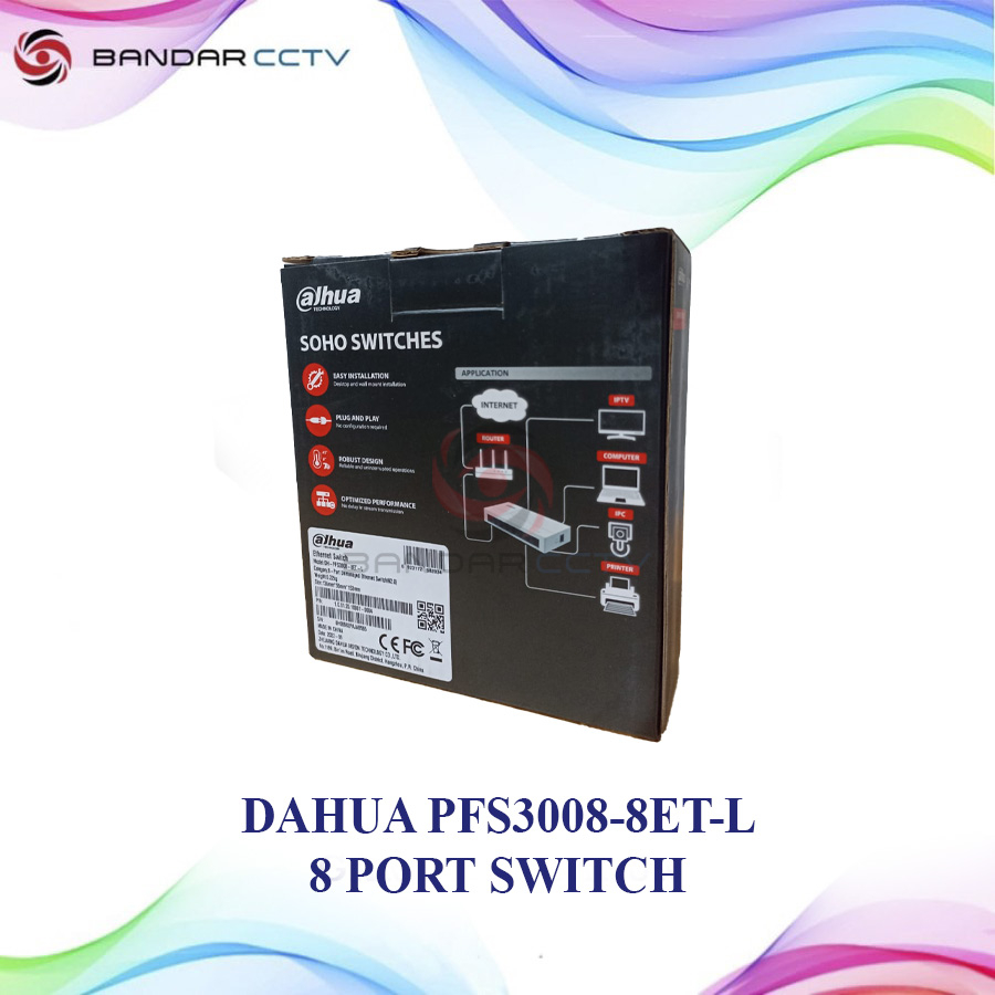 Dahua PFS3008-8ET-L 8 Port Switch