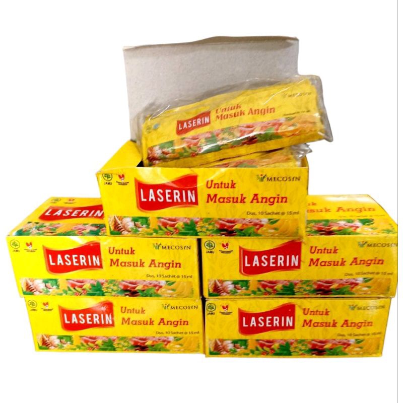 

exp 4-2025 Laserin Masuk Angin Per BOX isi 10 Sachet Jahe merah