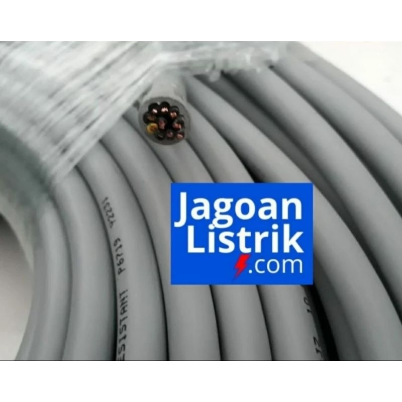 Kabel YSLY-JZ 10x0.75 mm2 Delta Grey Kabel Kontrol Tanpa Screen Abu-Abu YSLY JZ 10x0.75