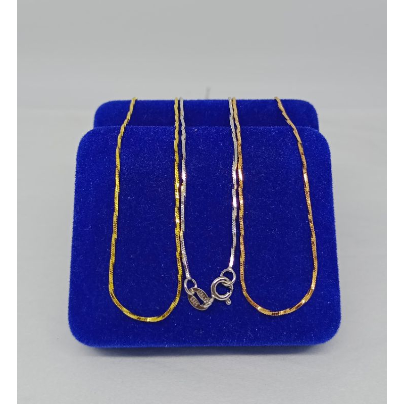 kalung rantai kasandra lilit+liontin bulat di*r mp/perak asli silver 925 lapis emas/perhiasan fashion wanita terbaru