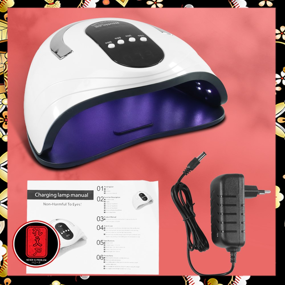 Biutte.co Pengering Kutek Kuku UV LED Nail Dryer 42 LED 120 W - S9 - White