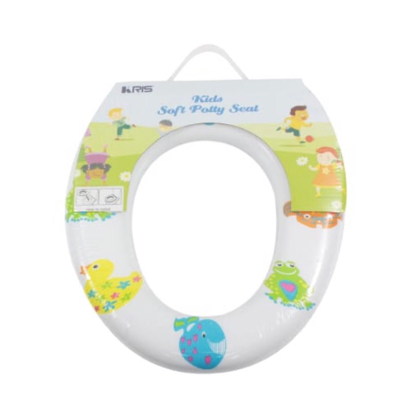 KRIS DUDUKAN ANAK TOILET POTTY SEAT TRAINING RING CLOSED/ACE HARDWARE POTY SEAT KRIS DENGAN PEGANGAN