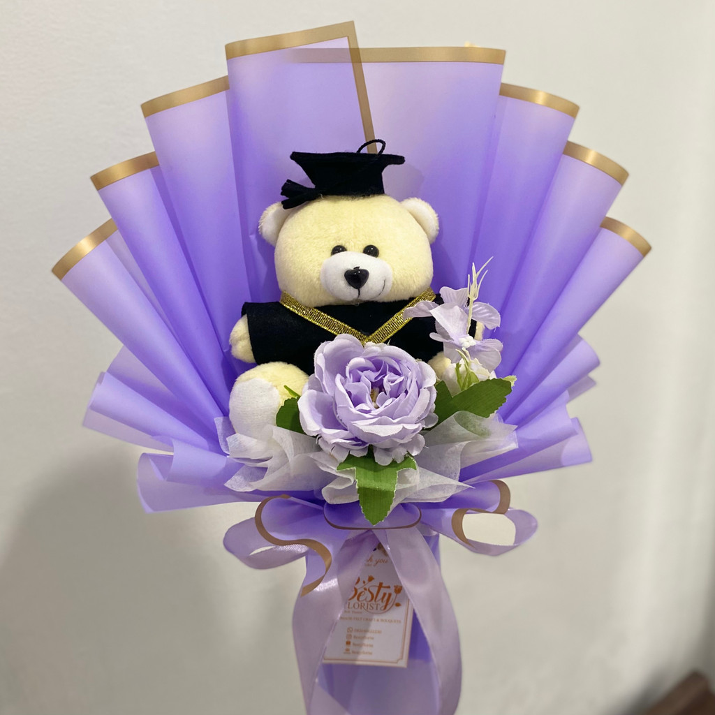 (INSTANT SIAP KIRIM/READY STOCK) Buket Wisuda / Buket boneka wisuda/ Buket wisuda murah / Buket wisu