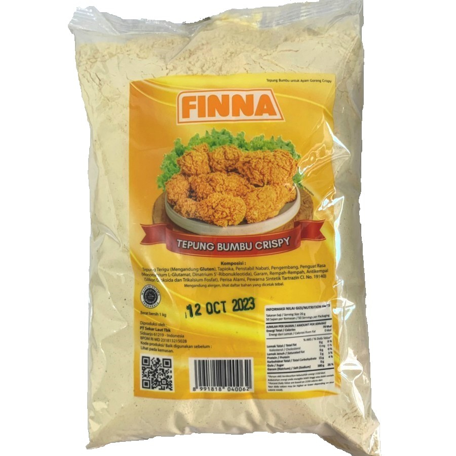 

Finna Tepung Bumbu Crispy 1 kg – Ayam Goreng Krispi