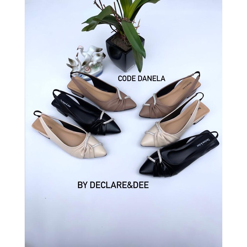 DECLARE&amp;DEE SANDAL HEELS WANITA DANELA SLING BACK