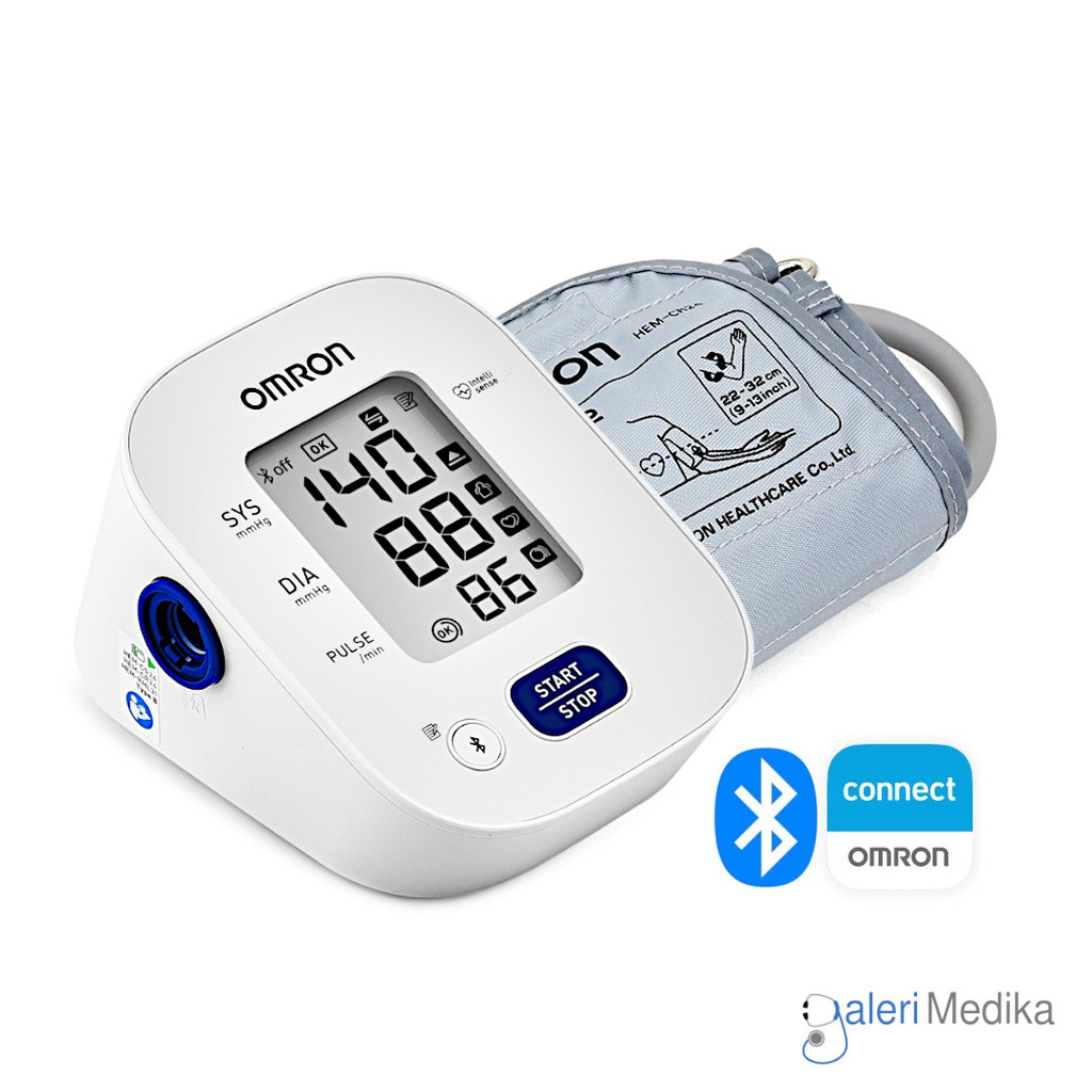 Tensimeter Digital Omron HEM-7142T1 Bluetooth / Tensimeter Omron HEM 7142 T1 Alat Ukur Tekanan Darah