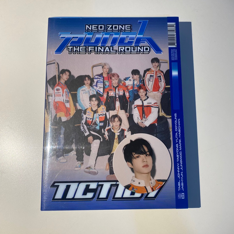 Album NCT 127 NEO ZONE PUNCH THE FINAL ROUND 1ST PLAYER + Postcard Taeil & CC Jungwoo