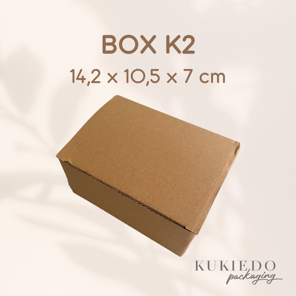 

Kardus Polos K2 14,2 x 10,5 x 7 cm | Box Corrugated Die Cut Kraft | E Flute |Packaging Kue Tart, Pizza, Kado, Baju, Serbaguna, Hampers, Snack, Kotak Kunci, Souvenir, Bolu, Pudding, Aksesoris