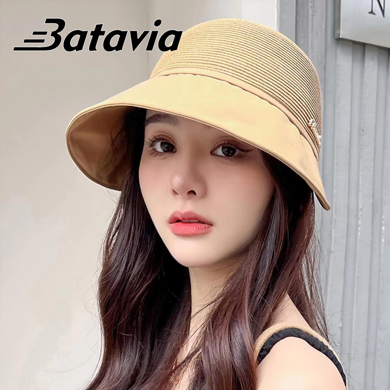 Topi pantai matahari rajut wanita premium model korea terbaru T2